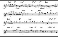 Eric MARIENTHAL – II V I – Alto Sax transcription